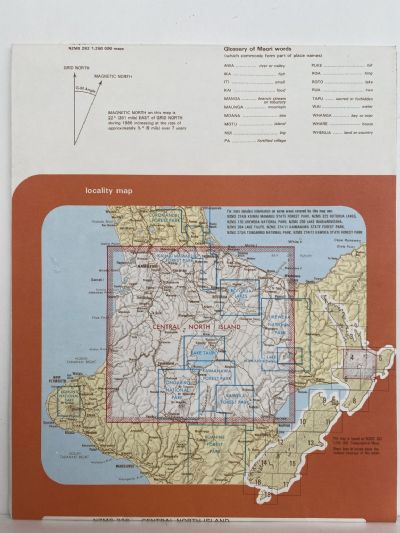VINTAGE ROAD MAP: Central North Island