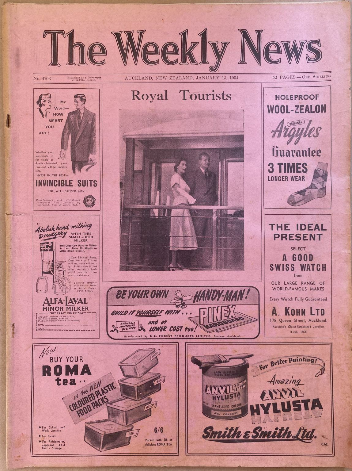 OLD NEWSPAPER: The Weekly News - No. 4703, 13 January 1954