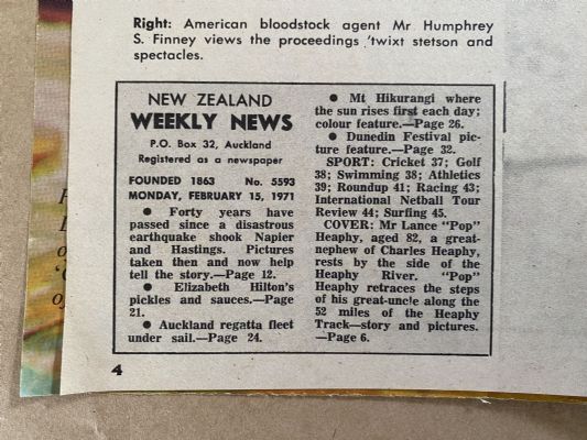 OLD NEWSPAPER: New Zealand Weekly News, No. 5593, 15 February 1971