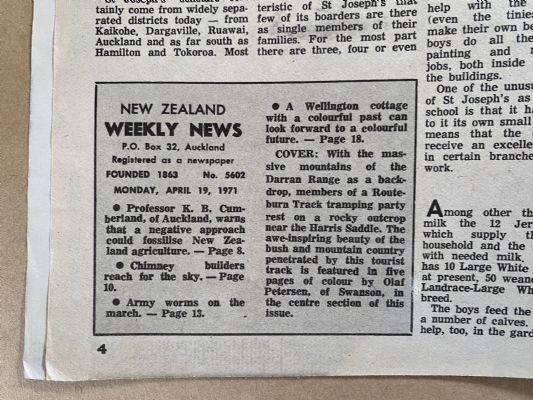 OLD NEWSPAPER: New Zealand Weekly News, No. 5602, 19 April 1971