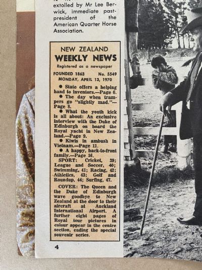 OLD NEWSPAPER: New Zealand Weekly News, No. 5549, 13 April 1970