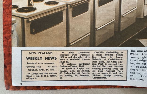 OLD NEWSPAPER: New Zealand Weekly News, No. 5551, 27 April 1970