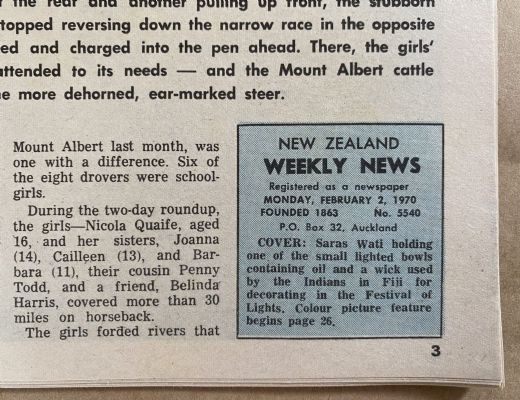 OLD NEWSPAPER: New Zealand Weekly News, No. 5540, 2 February 1970