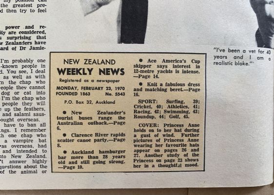 OLD NEWSPAPER: New Zealand Weekly News, No. 5543, 23 February 1970