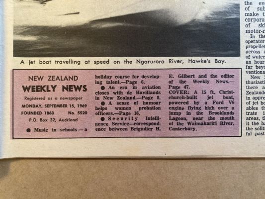 OLD NEWSPAPER: New Zealand Weekly News - No. 5520, 15 September 1969