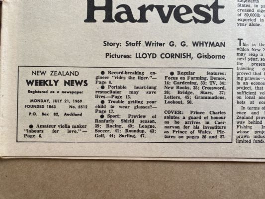 OLD NEWSPAPER: New Zealand Weekly News, No. 5512, 21 July 1969