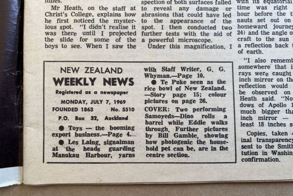 OLD NEWSPAPER: New Zealand Weekly News, No. 5510, 7 July 1969
