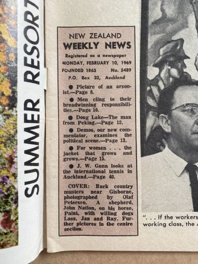 OLD NEWSPAPER: New Zealand Weekly News, No. 5489, 10 February 1969