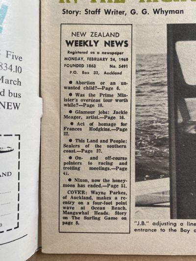 OLD NEWSPAPER: New Zealand Weekly News, No. 5491, 24 February 1969