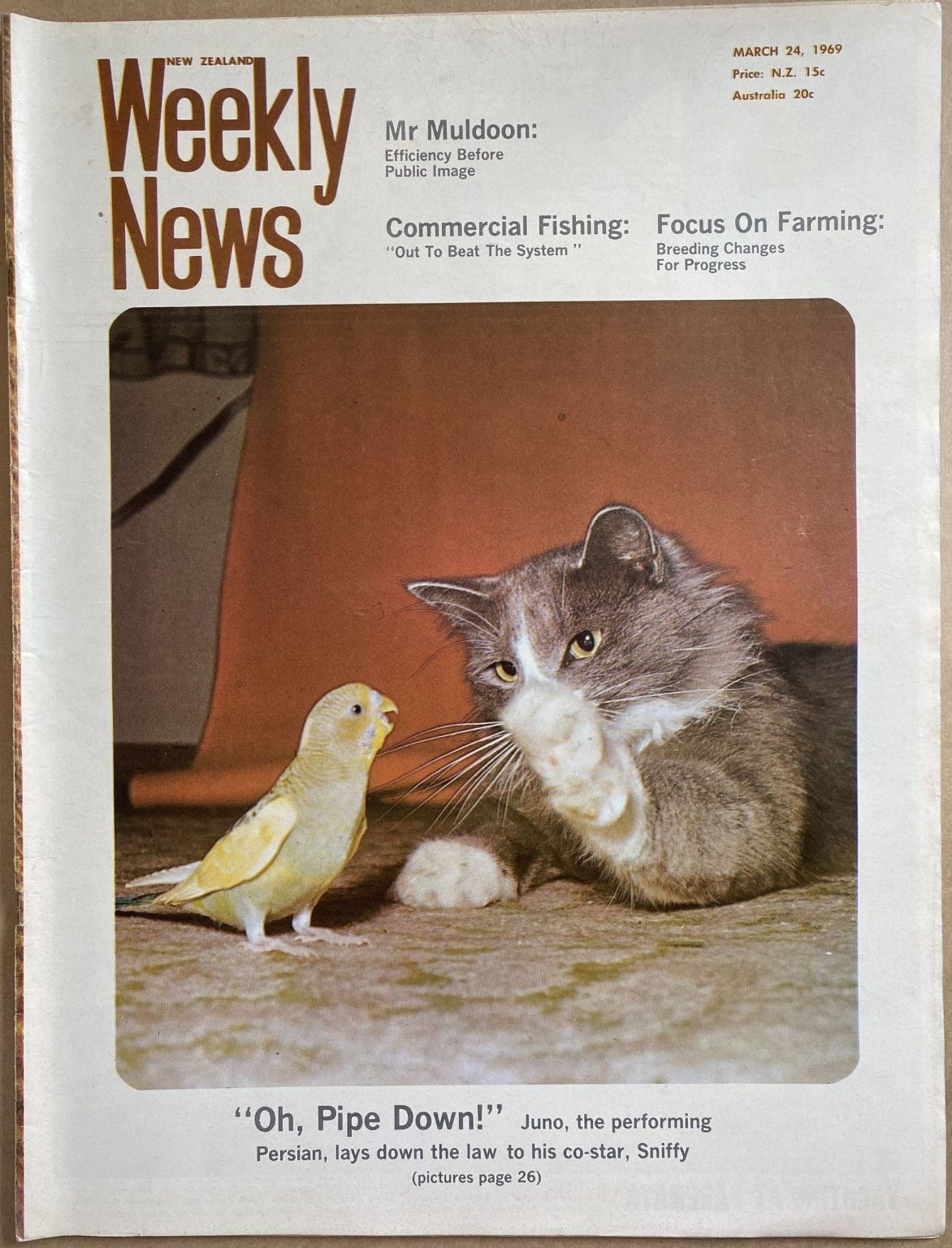 OLD NEWSPAPER: New Zealand Weekly News, No. 5495, 24 March 1969