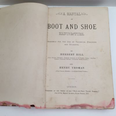 A Manual Of Boot & Shoe Manufacture
