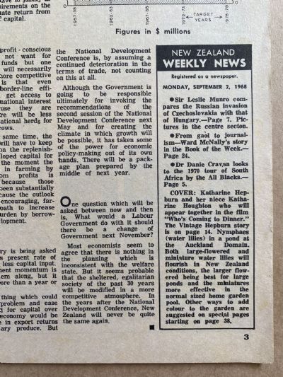 OLD NEWSPAPER: New Zealand Weekly News, 2 September 1968