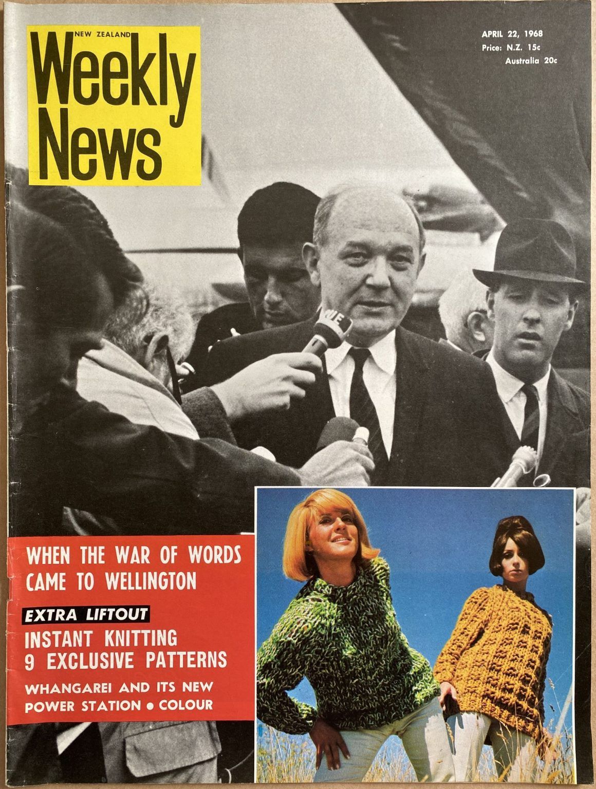 OLD NEWSPAPER: New Zealand Weekly News, 22 April 1968
