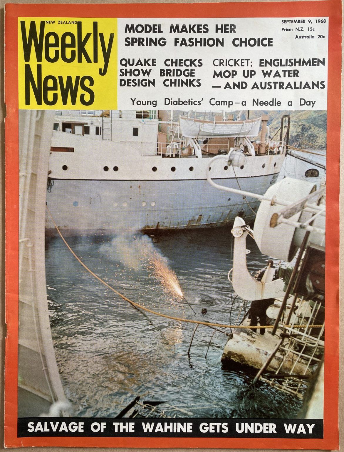 OLD NEWSPAPER: New Zealand Weekly News, 9 September 1968