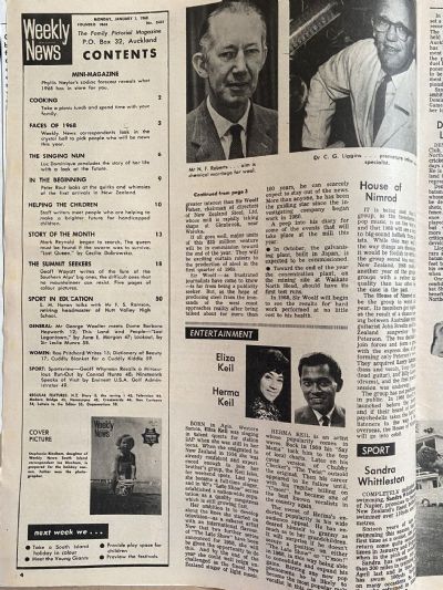 OLD NEWSPAPER: New Zealand Weekly News, No. 5431, 1 January 1968