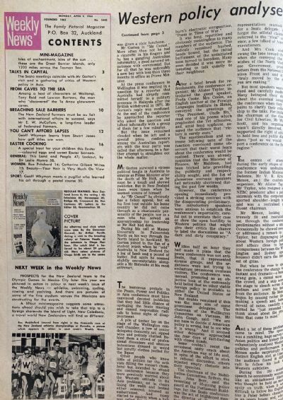 OLD NEWSPAPER: New Zealand Weekly News, No. 5445, 8 April 1968