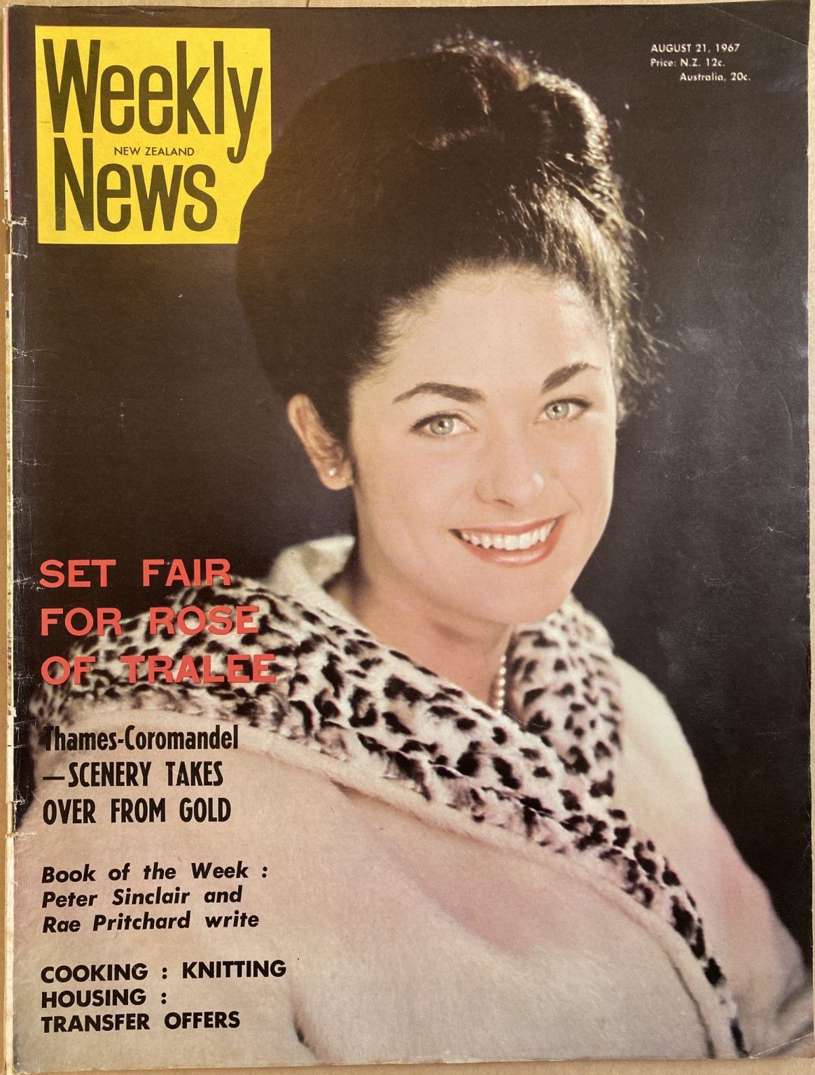 OLD NEWSPAPER: New Zealand Weekly News, No. 5412, 21 August 1967