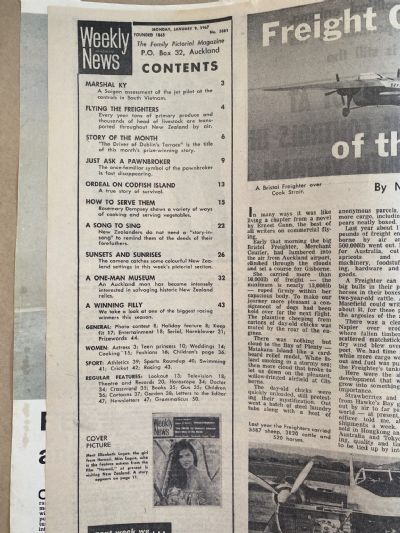 OLD NEWSPAPER: New Zealand Weekly News, No. 5381, 9 January 1967