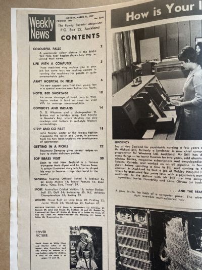 OLD NEWSPAPER: New Zealand Weekly News, No. 5389, 13 March 1967