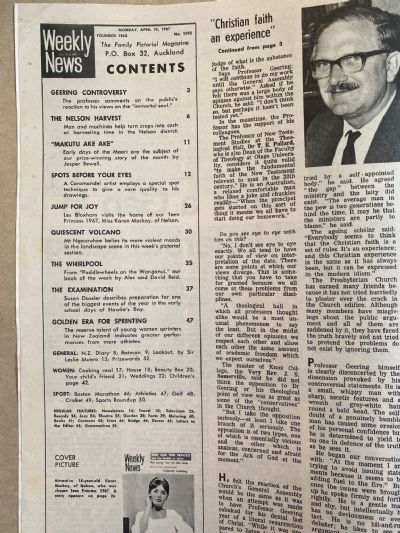OLD NEWSPAPER: New Zealand Weekly News, No. 5393, 10 April 1967