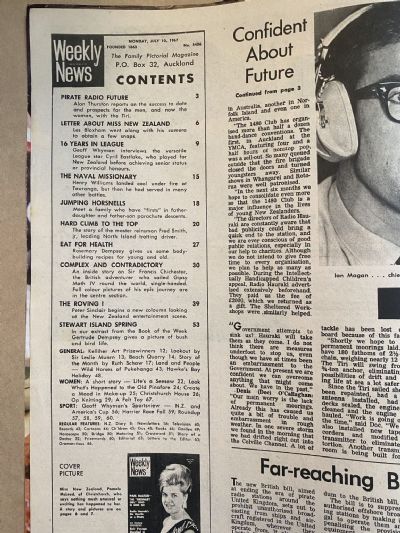 OLD NEWSPAPER: New Zealand Weekly News, No. 5406, 10 July 1967