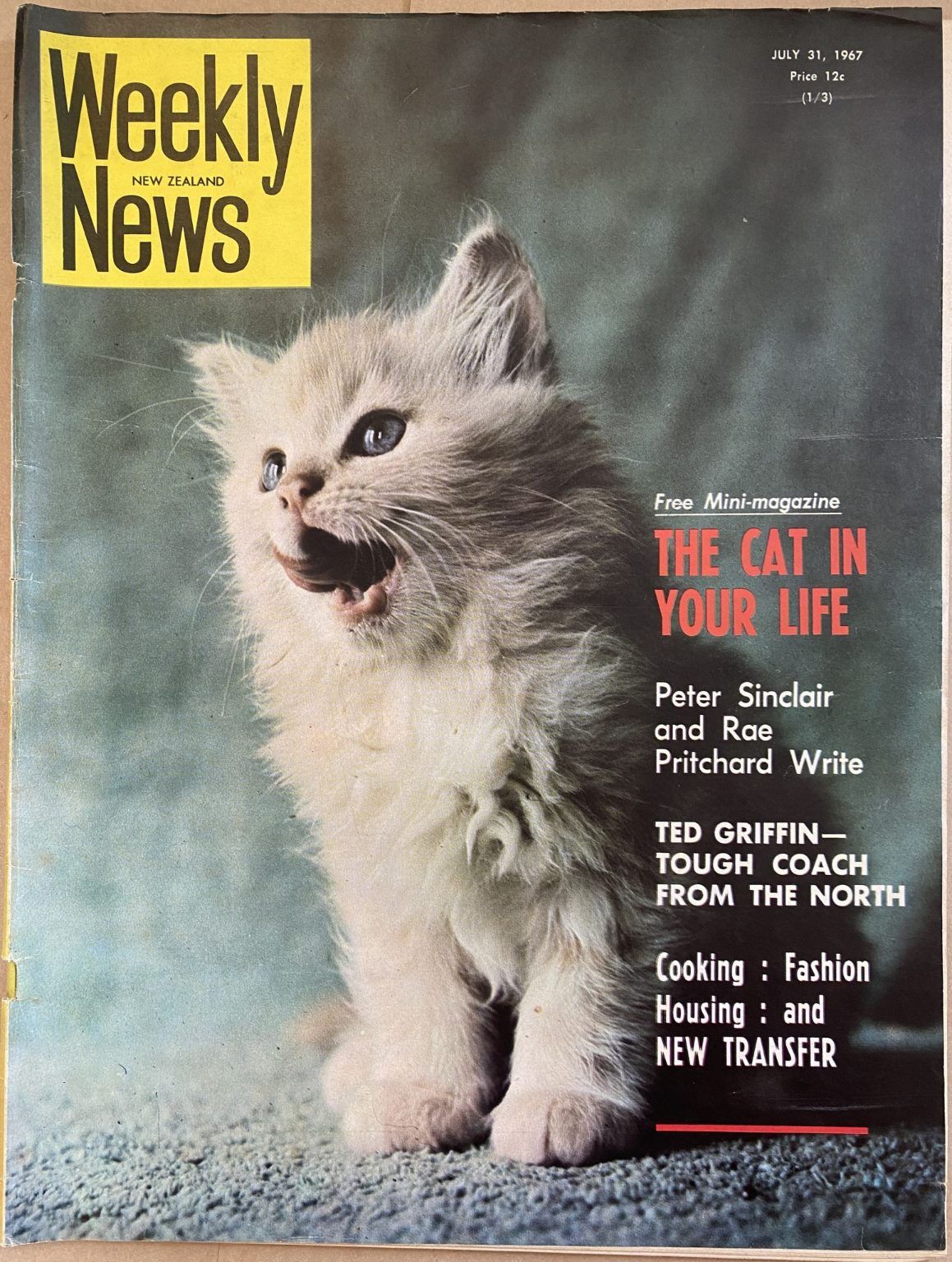 OLD NEWSPAPER: New Zealand Weekly News, No. 5409, 31 July 1967