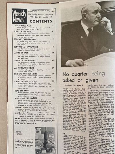 OLD NEWSPAPER: New Zealand Weekly News, No. 5414, 4 September 1967