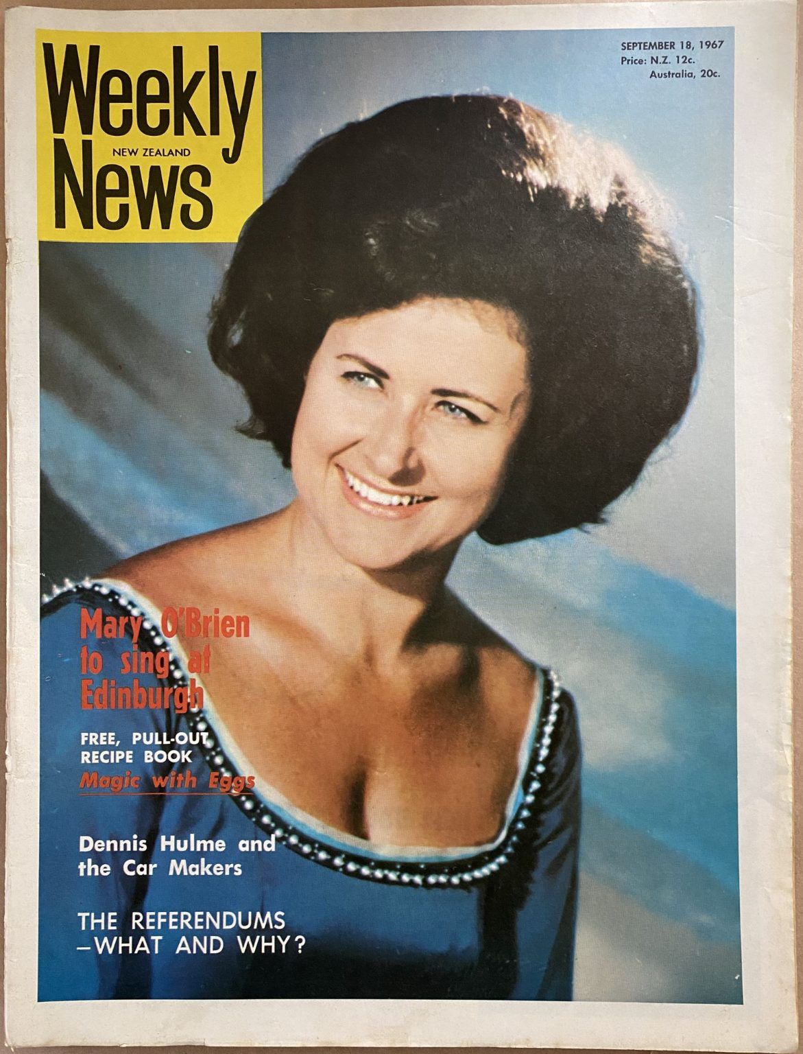 OLD NEWSPAPER: New Zealand Weekly News, No. 5416, 18 September 1967