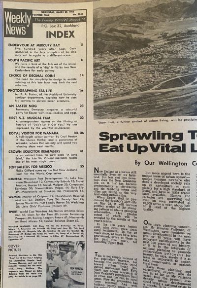 OLD NEWSPAPER: New Zealand Weekly News, No. 5340, 30 March 1966