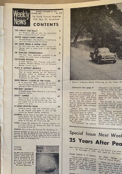 OLD NEWSPAPER: New Zealand Weekly News, No. 5375, 28 November 1966
