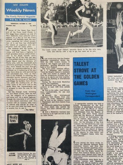 OLD NEWSPAPER: New Zealand Weekly News, No. 5318, 27 October 1965
