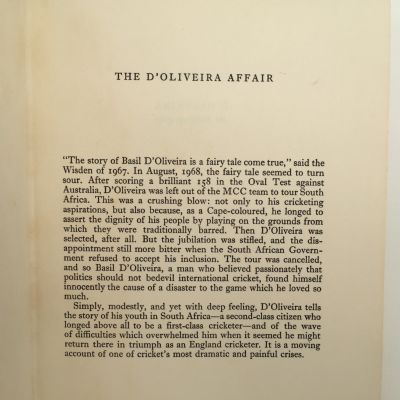 THE D'OLIVEIRA AFFAIR