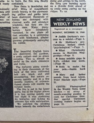 OLD NEWSPAPER: New Zealand Weekly News, 16 December 1968