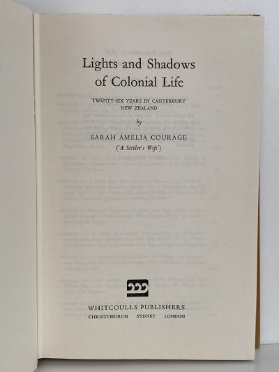 LIGHTS AND SHADOWS OF COLONIAL LIFE