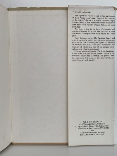 THE SCRIM-LEE PAPERS: Remember the Crisis Years 1930-40