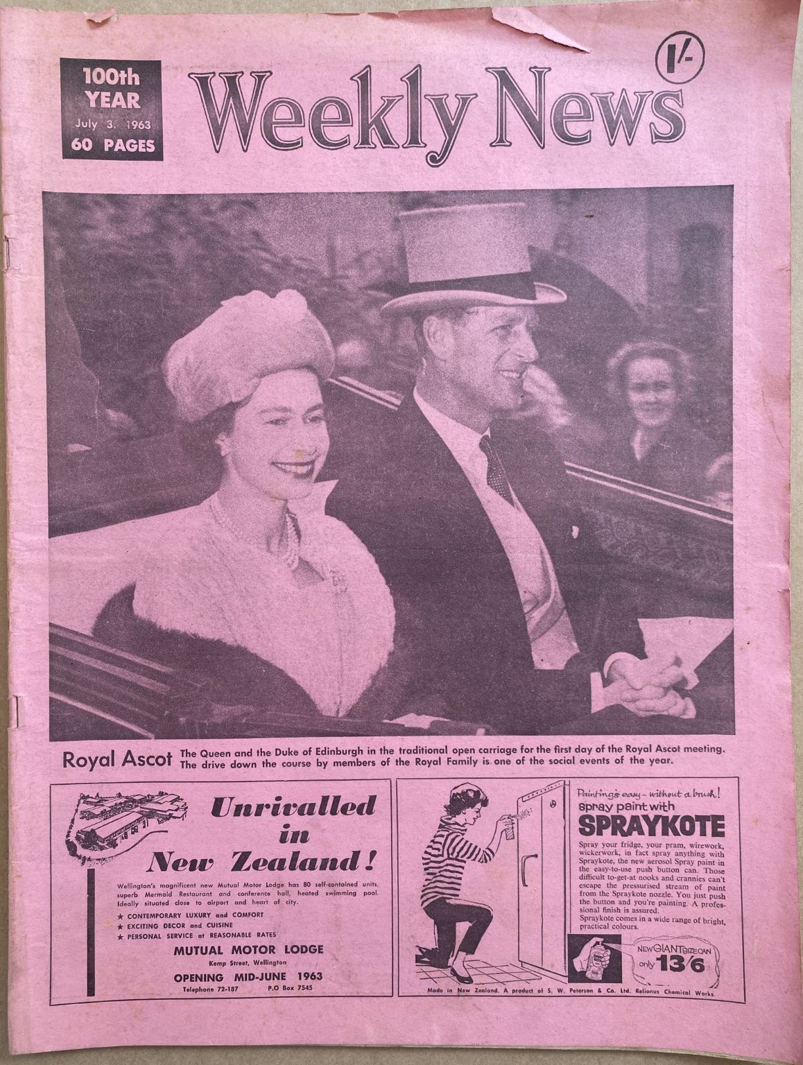 OLD NEWSPAPER: The Weekly News, No. 5197, 3 July 1963