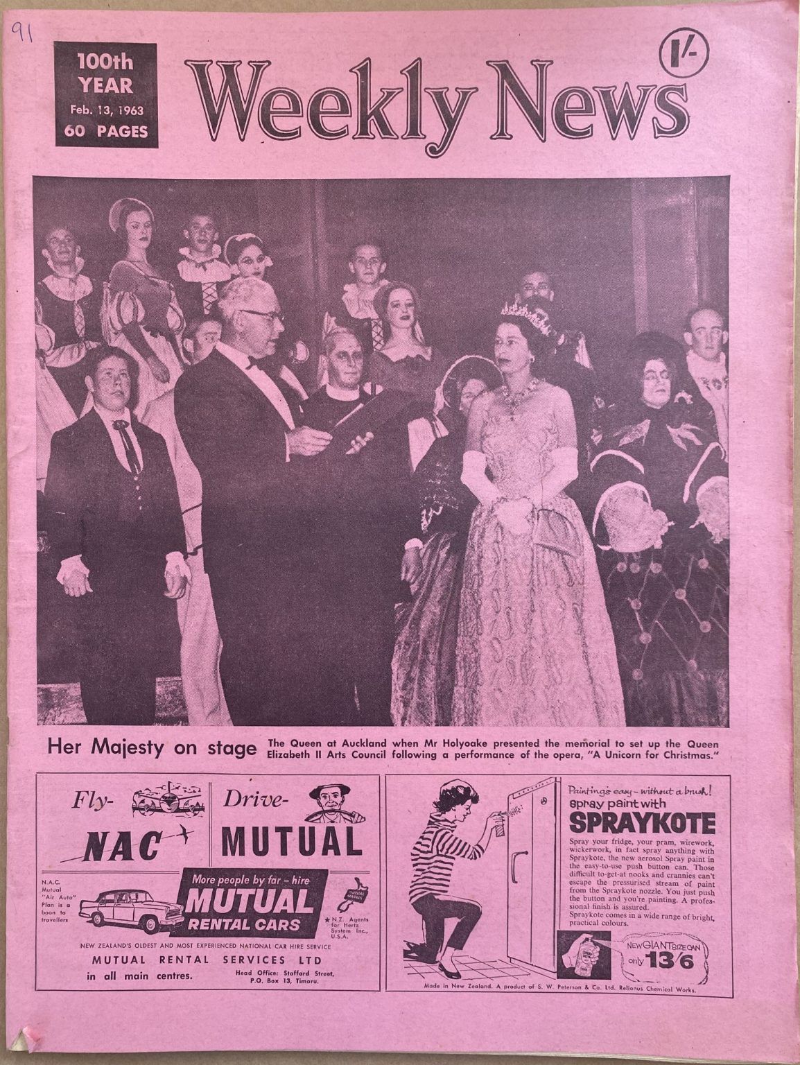 OLD NEWSPAPER: The Weekly News, No. 5177, 13 February 1963