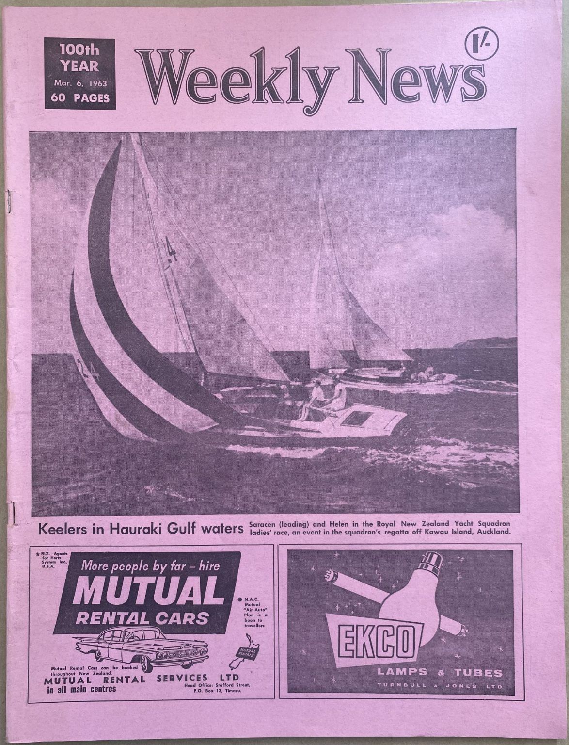 OLD NEWSPAPER: The Weekly News, No. 5180, 6 March 1963