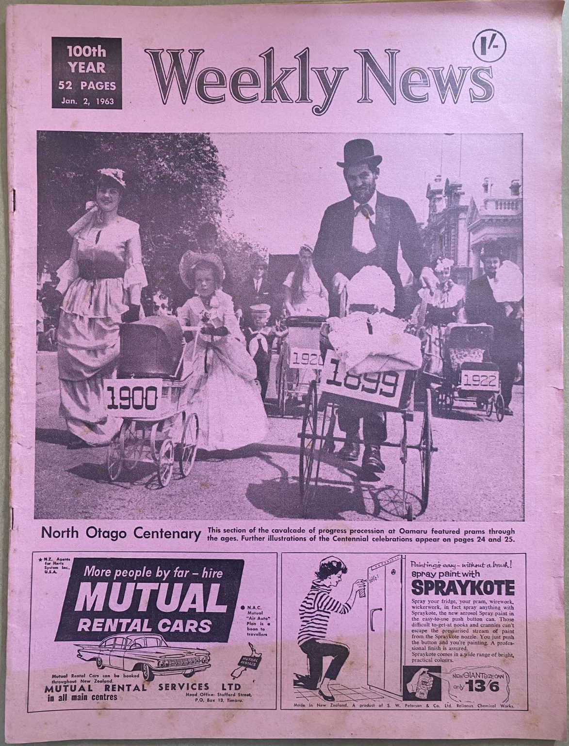 OLD NEWSPAPER: The Weekly News, 2 January 1963