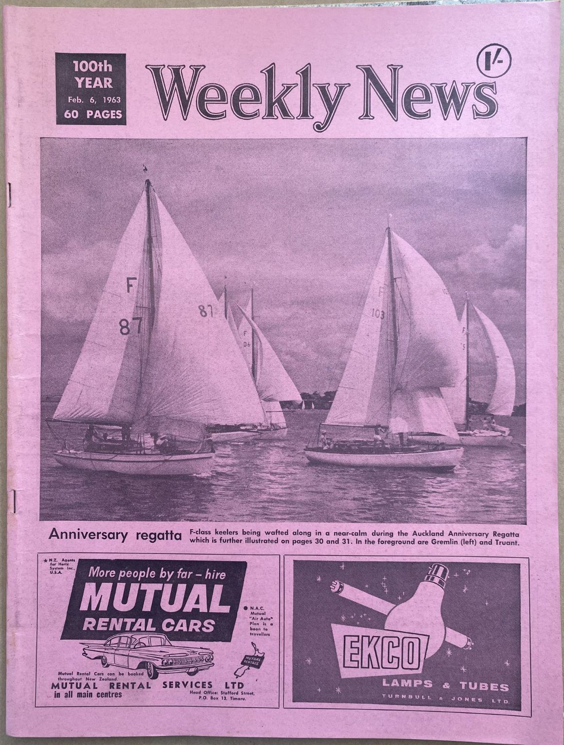 OLD NEWSPAPER: The Weekly News, No. 5176, 6 February 1963