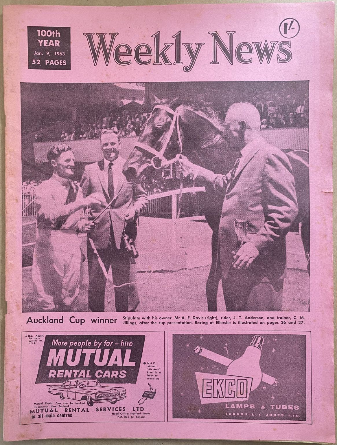 OLD NEWSPAPER: The Weekly News, No. 5172, 9 January 1963