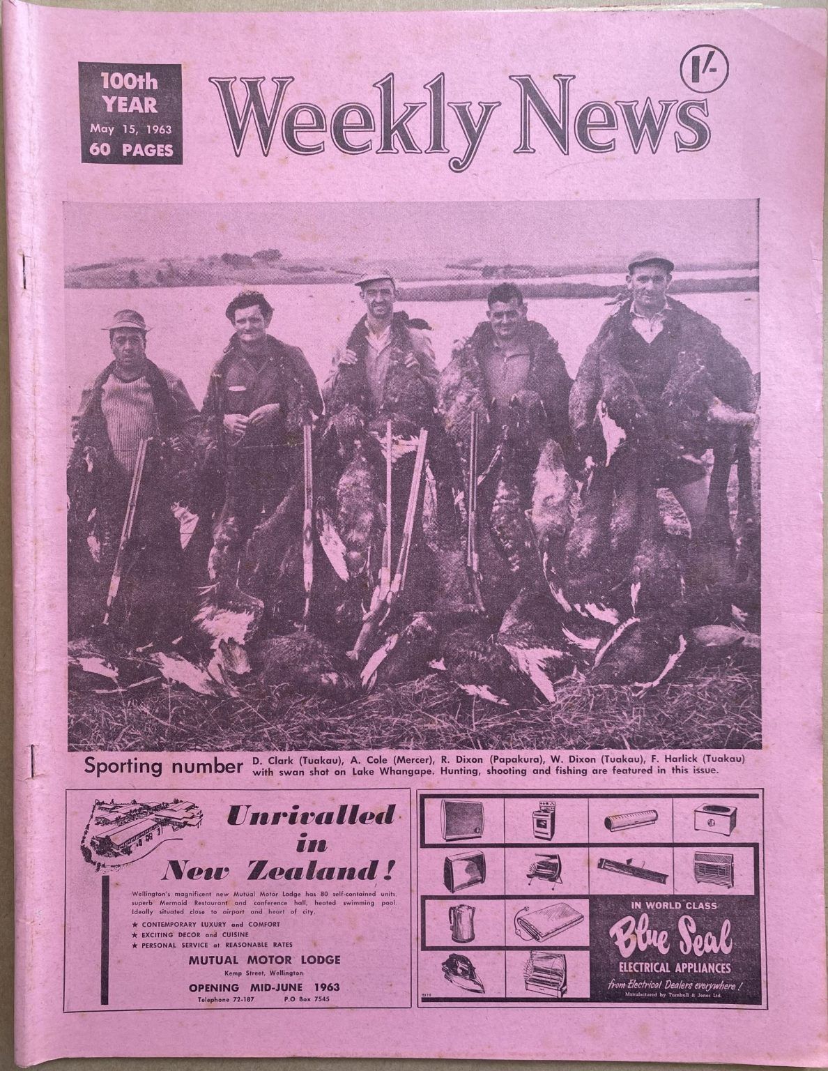 OLD NEWSPAPER: The Weekly News, No. 5190, 15 May 1963
