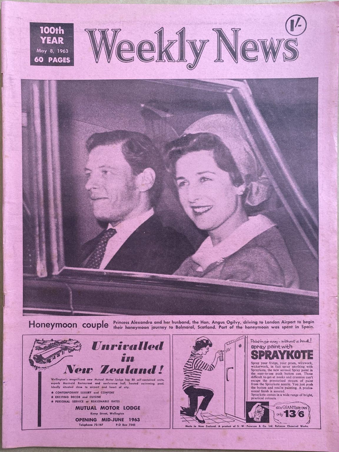 OLD NEWSPAPER: The Weekly News, No. 5189, 8 May 1963