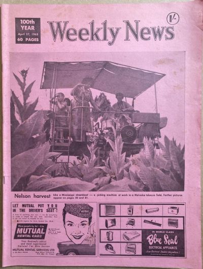 OLD NEWSPAPER: The Weekly News, No. 5186, 17 April 1963