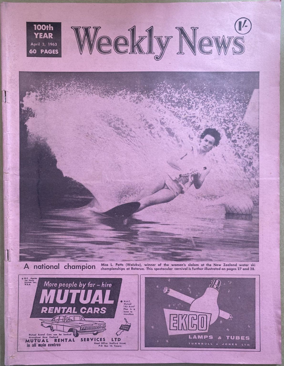 OLD NEWSPAPER: The Weekly News, No. 5184, 3 April 1963