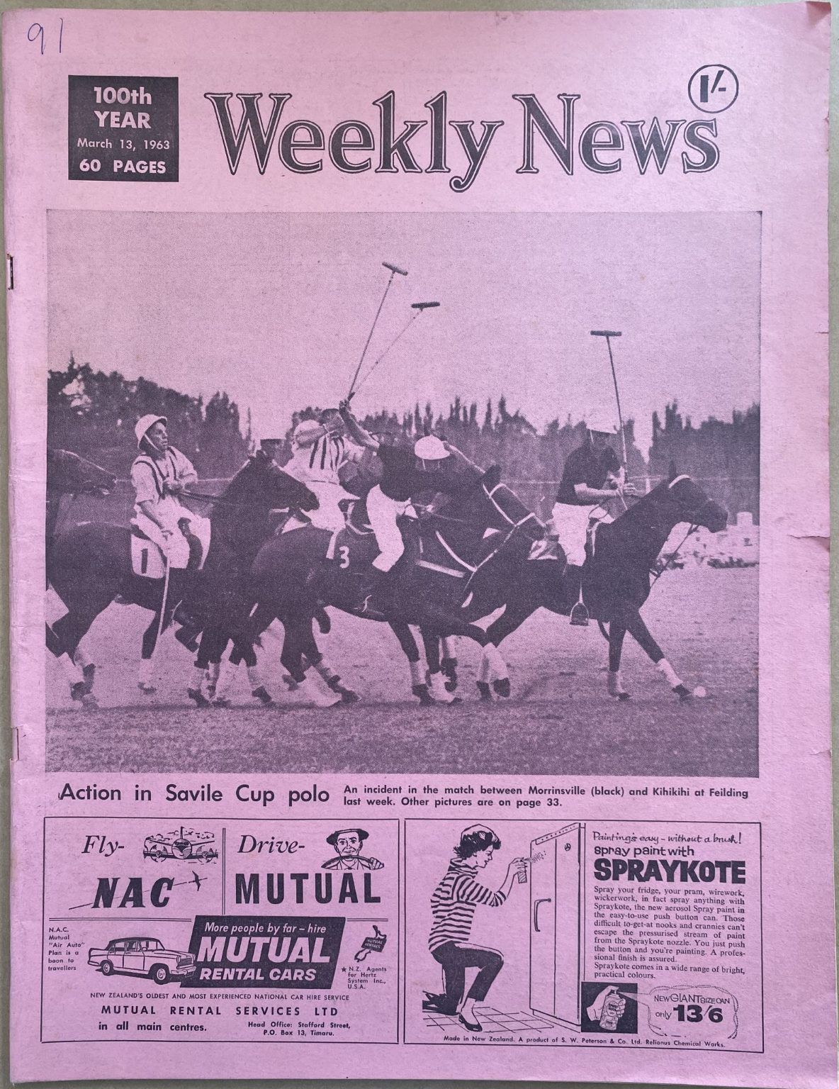 OLD NEWSPAPER: The Weekly News, No. 5181, 13 March 1963