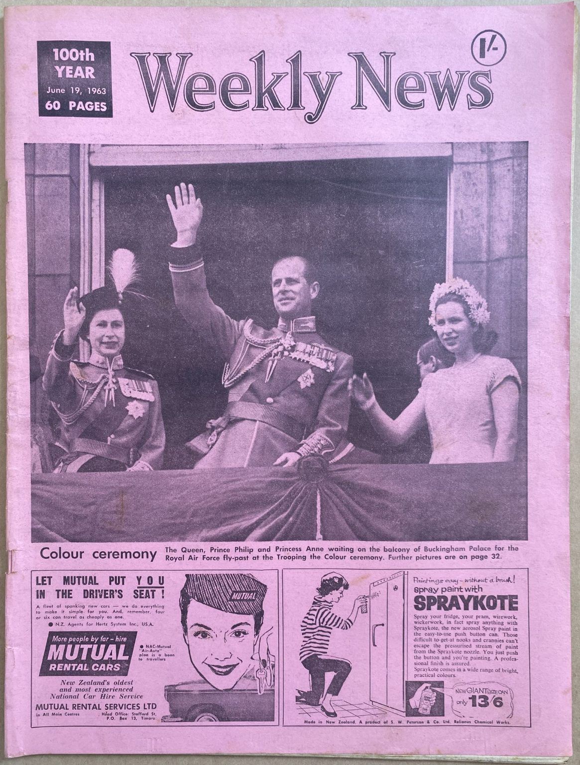 OLD NEWSPAPER: The Weekly News, No. 5195, 19 June 1963