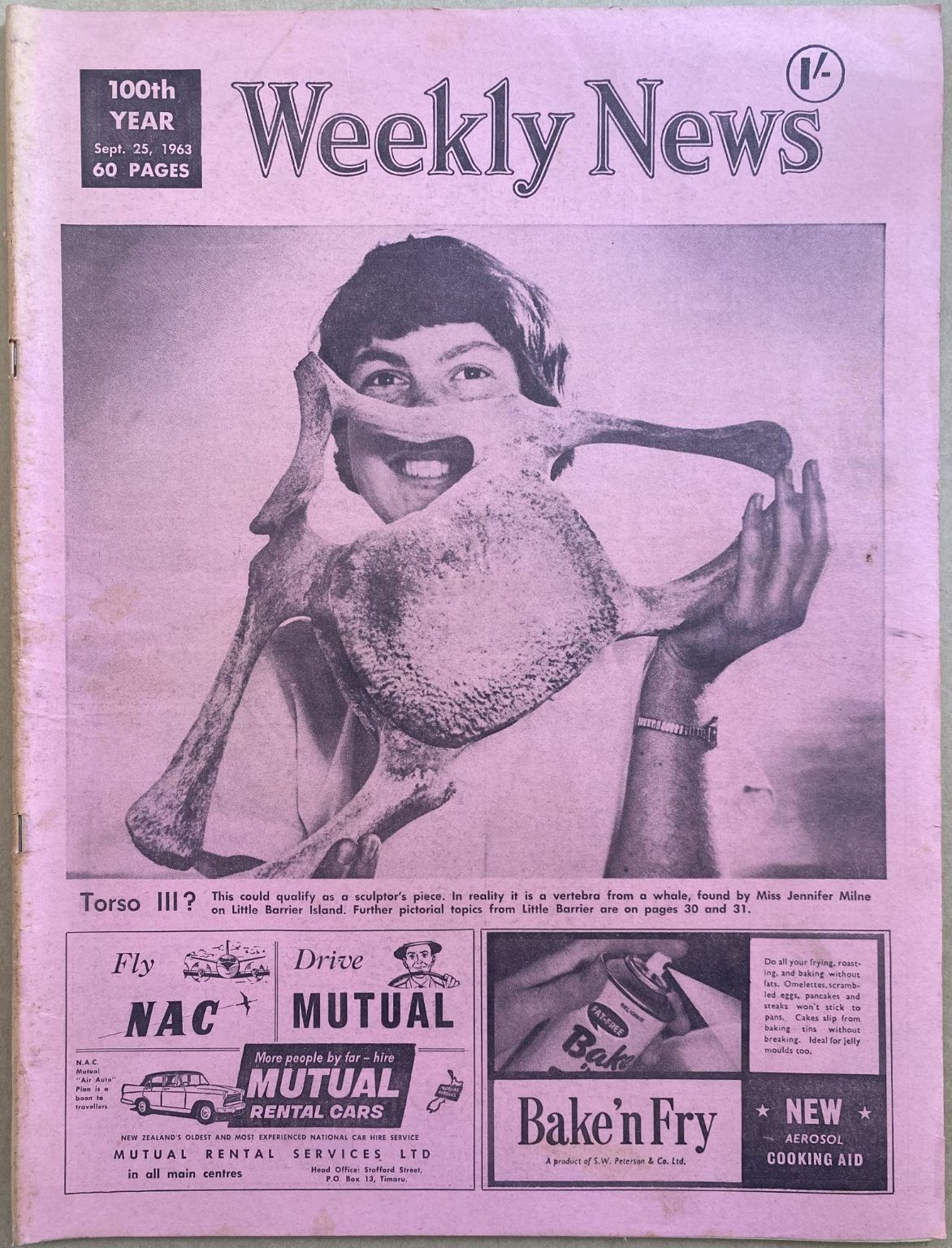 OLD NEWSPAPER: The Weekly News, No. 5209, 25 September 1963
