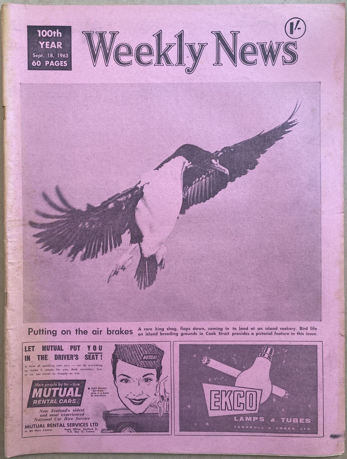 OLD NEWSPAPER: The Weekly News, No. 5208, 18 September 1963