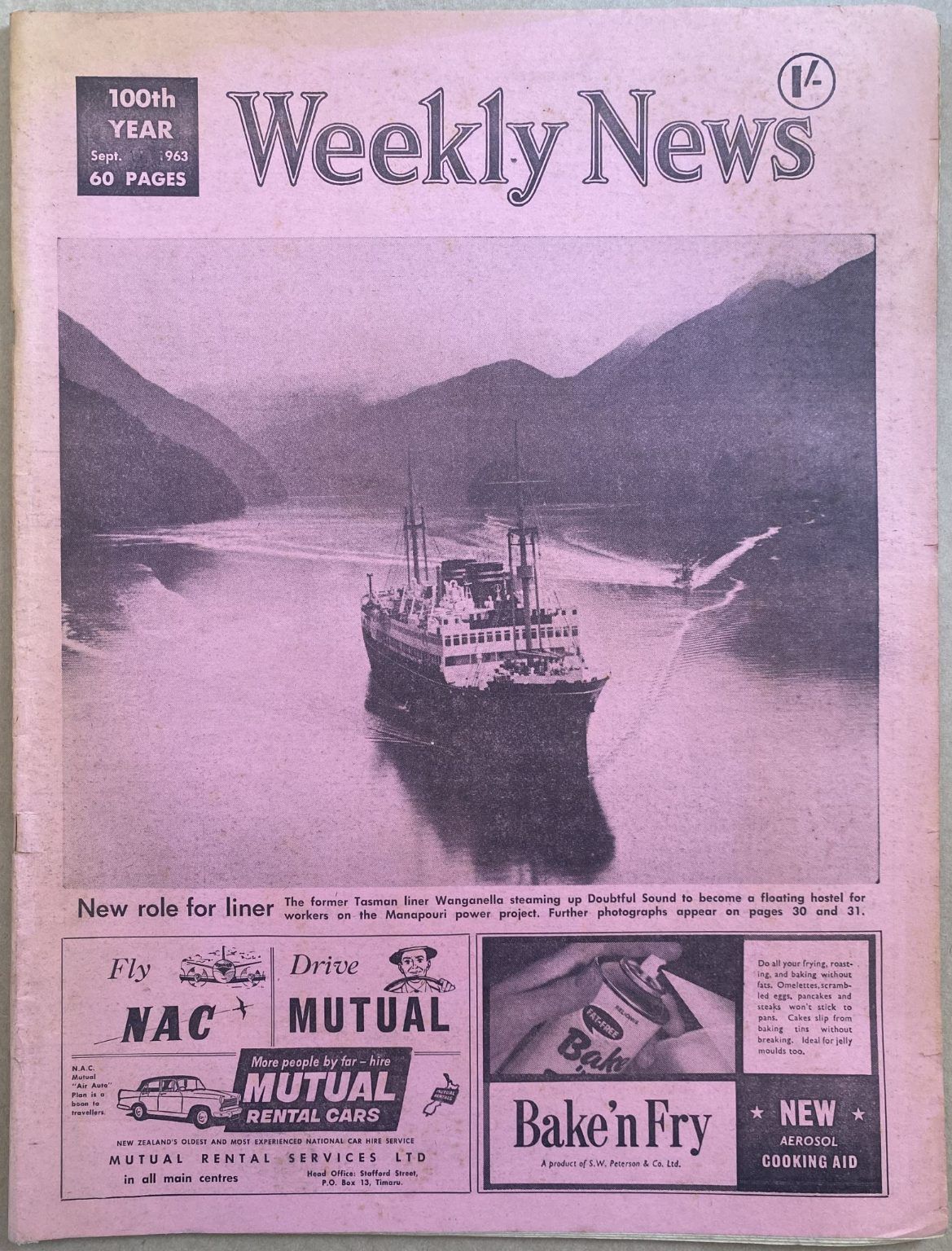 OLD NEWSPAPER: The Weekly News, No. 5207, 11 September 1963